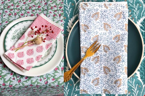 Tafelkleden en servetten van RozaBlue Home Tafelkleden en servetten van RozaBlue Home