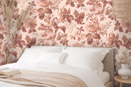Klassiek bloemenbehang: Rosegarden Klassiek bloemenbehang: Rosegarden