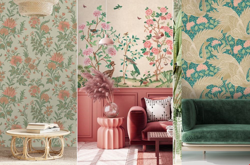 Bloemrijk behang van Days of Bloom Bloemrijk behang van Days of Bloom