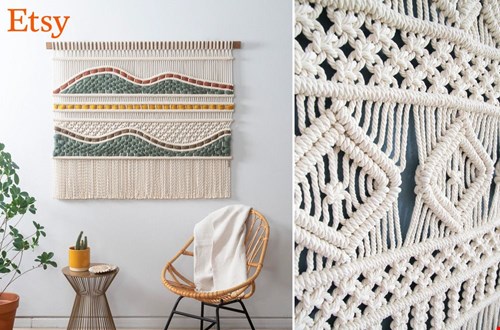 Wow, hoe gaaf zijn deze macramé wandkleden van Teddy and Wool! Wow, hoe gaaf zijn deze macramé wandkleden van Teddy and Wool!