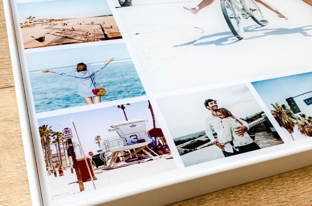 Je collage op canvas kun je ook laten inlijste. Je collage op canvas kun je ook laten inlijste.