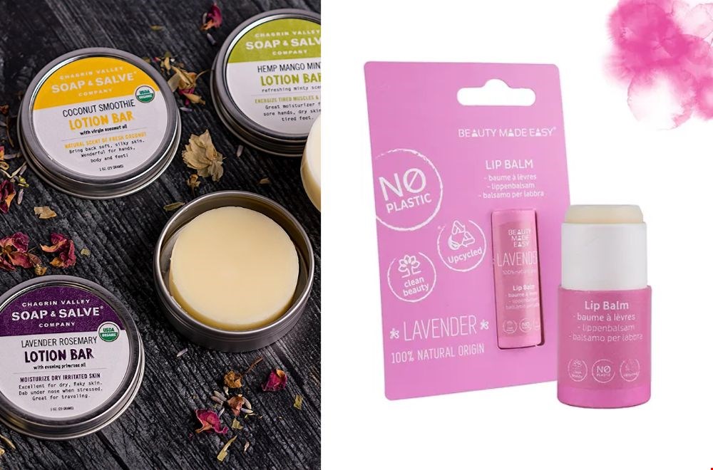 Bodylotion en lippenbalsem Bodylotion en lippenbalsem
