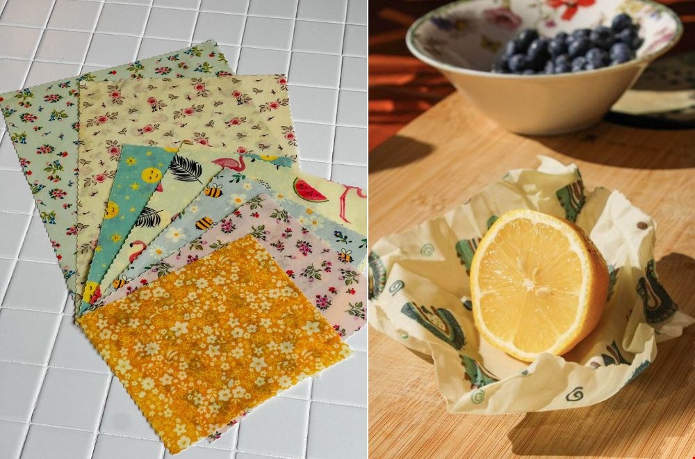 Je hebt nooit meer plastic folie nodig als je herbruikbare foodwraps gebruikt Je hebt nooit meer plastic folie nodig als je herbruikbare foodwraps gebruikt