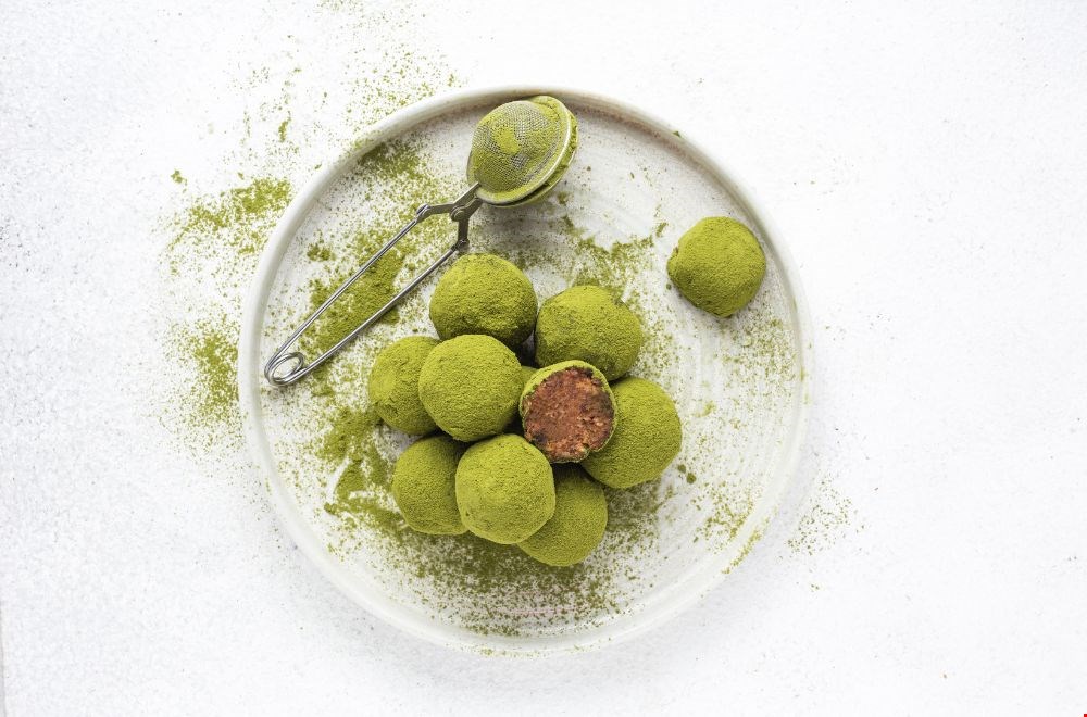 Matcha energie balletjes Matcha energie balletjes