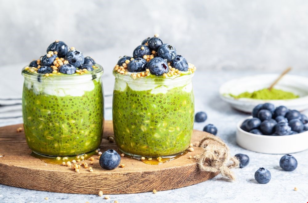 Matcha overnight oats Matcha overnight oats
