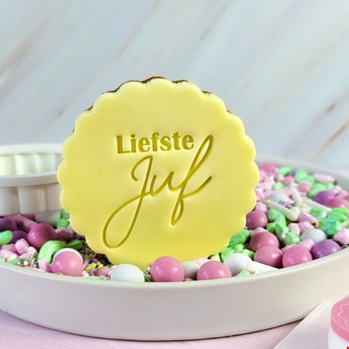 Een gepersonaliseerd koekje van Koekatelier Een gepersonaliseerd koekje van Koekatelier