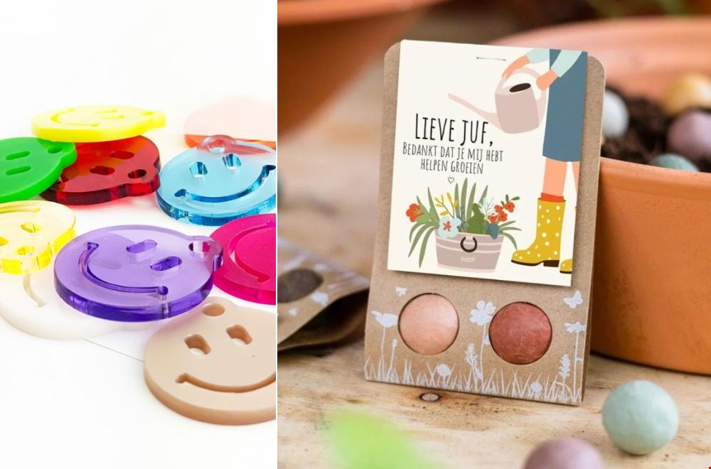 Kleurrijke cadeaus voor de juf vind je bij maisonKOOS Kleurrijke cadeaus voor de juf vind je bij maisonKOOS