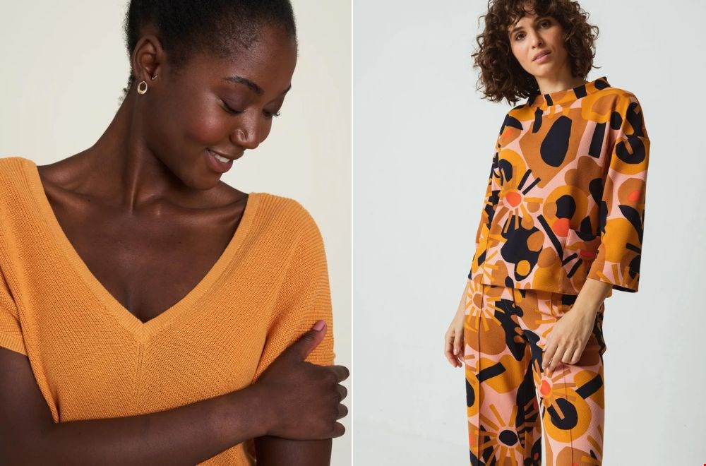 Deze kleurrijke outfits passen perfect bij de kleuren van de herfst (top Tranquilo, broek en shirt Seasalt) Deze kleurrijke outfits passen perfect bij de kleuren van de herfst (top Tranquilo, broek en shirt Seasalt)