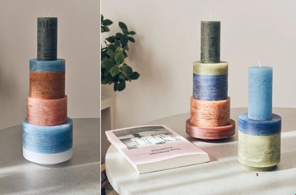 Te mooi om te branden, deze stack candles Te mooi om te branden, deze stack candles