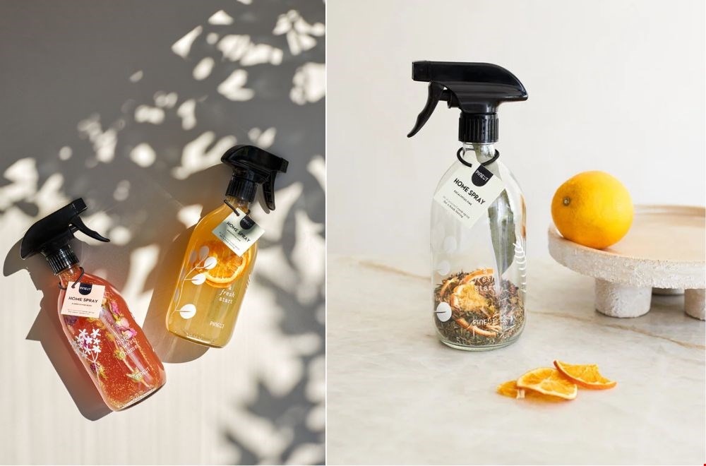 Heerlijke homespray in de geur van eucalyptus en den Heerlijke homespray in de geur van eucalyptus en den