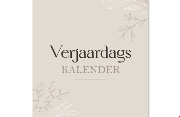 Verjaardagskalender