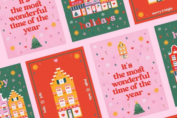 Dit jaar sturen we kleurrijke kerstkaarten! Dit jaar sturen we kleurrijke kerstkaarten!