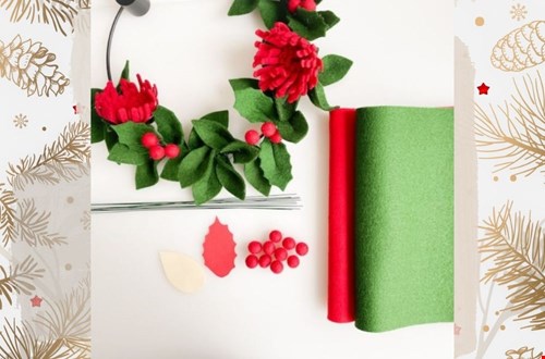 1. Van deze kerstkrans heb je heel lang plezier 1. Van deze kerstkrans heb je heel lang plezier