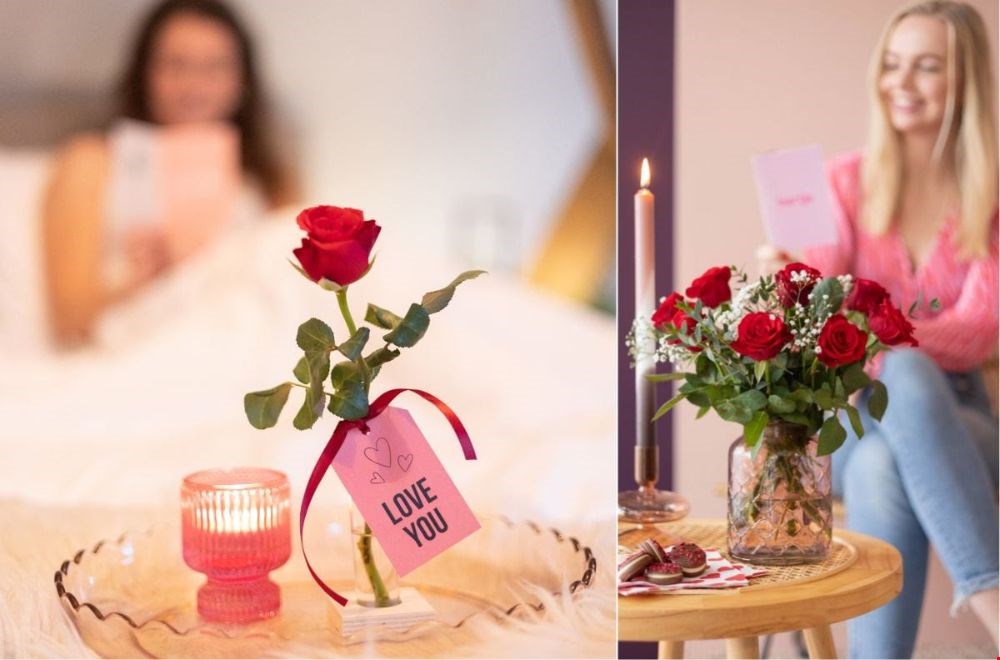 Rozen per post als Valentijnscadeau Rozen per post als Valentijnscadeau