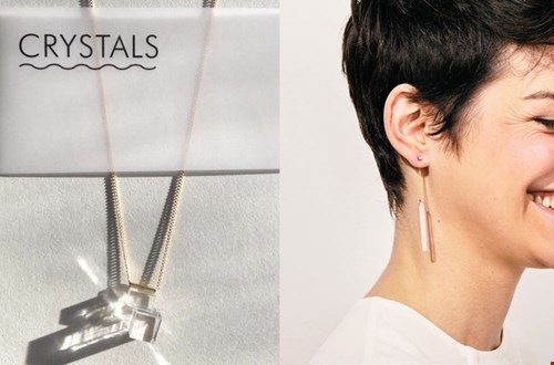 Crystals-collectie – geïnspireerd op gebroken glas en de weerkaatsing van licht Crystals-collectie – geïnspireerd op gebroken glas en de weerkaatsing van licht