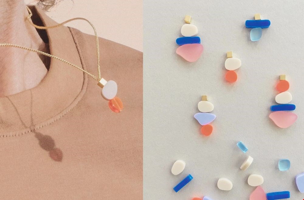 Pebbles-ketting in roze en blauwe tinten – speels, licht en perfect voor elke dag Pebbles-ketting in roze en blauwe tinten – speels, licht en perfect voor elke dag