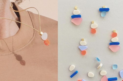 Pebbles-ketting in roze en blauwe tinten – speels, licht en perfect voor elke dag Pebbles-ketting in roze en blauwe tinten – speels, licht en perfect voor elke dag