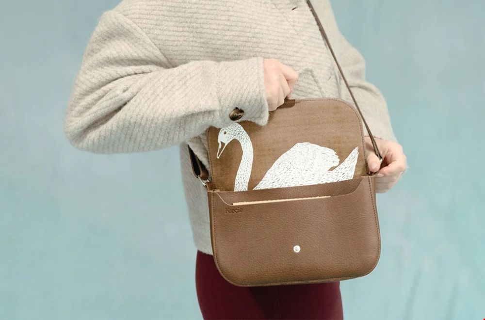 Altijd mooi, deze zeefdruk aan de binnenkant van een Keecie-tas. Altijd mooi, deze zeefdruk aan de binnenkant van een Keecie-tas.