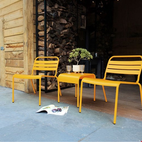 Loungestoel Max okergeel