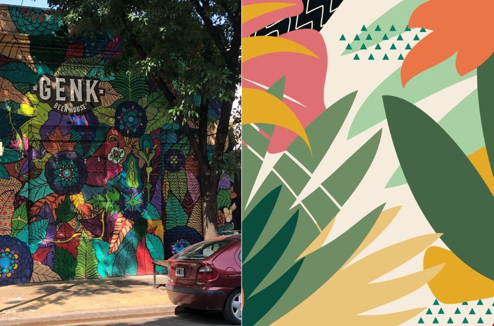 Van street art naar Vaiana print Van street art naar Vaiana print