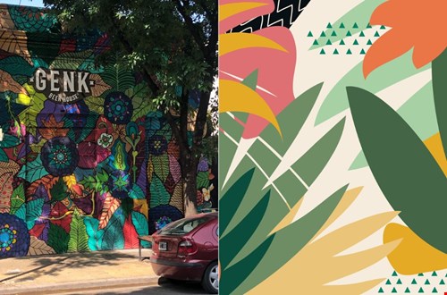 Van street art naar Vaiana print Van street art naar Vaiana print