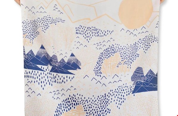 Furoshiki mountain blossom