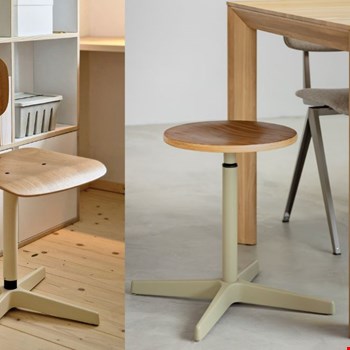 WIN een design kruk of werkstoel naar keuze van De Machinekamer!