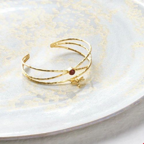 Impressive carneool vergulde armband Impressive carneool vergulde armband