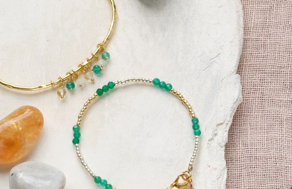 Serene aventurijn armband