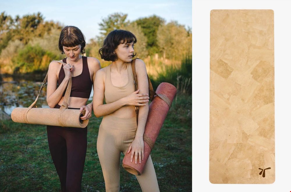 Treeletic bYo yogamat van kurk Treeletic bYo yogamat van kurk