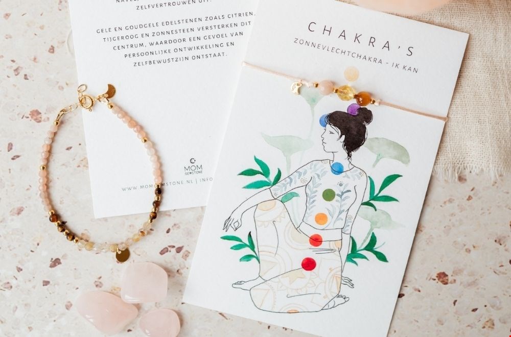 MOM Gemstone heeft deze hele bijzondere chakra armbanden MOM Gemstone heeft deze hele bijzondere chakra armbanden