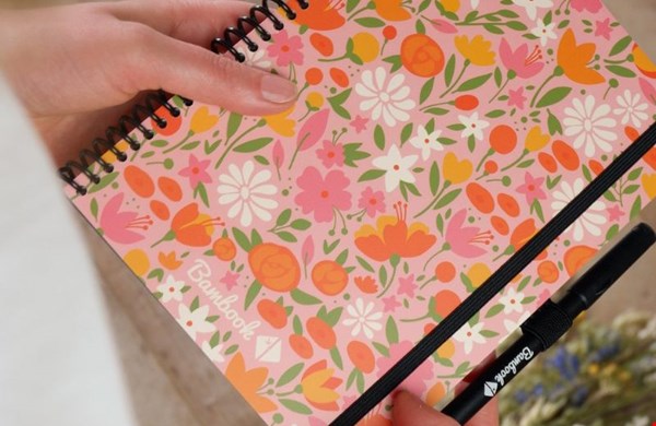 Floral notitieboek