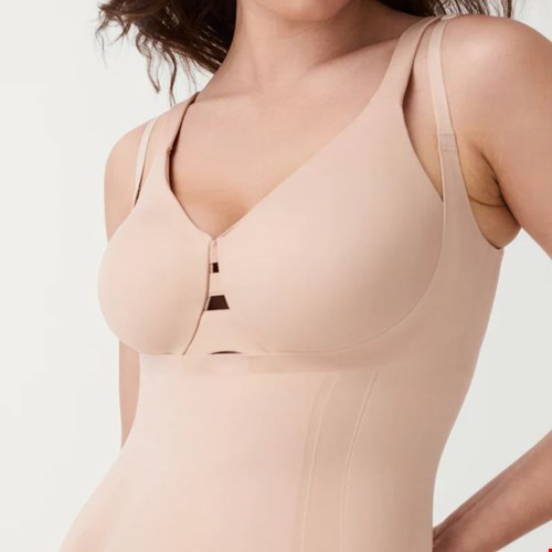 Spanx open bust body