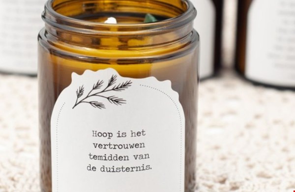 Plantaardige kaars