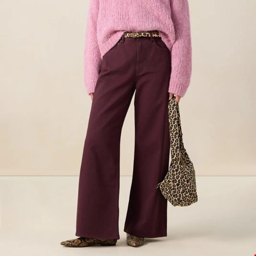High waist wide leg jeans