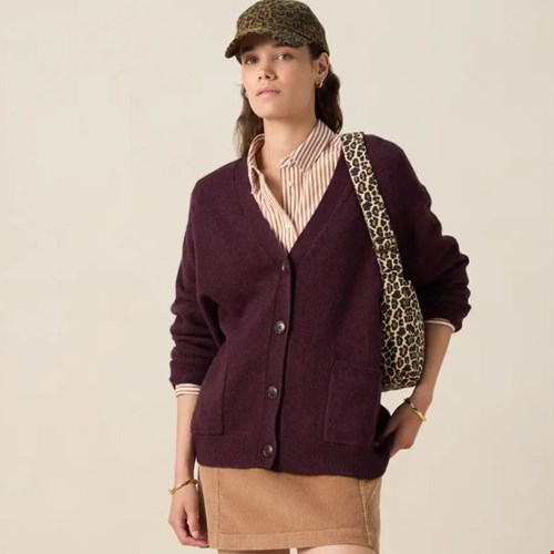 Vest met v-hals