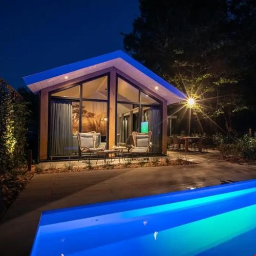 Luxe lodge met zwembad