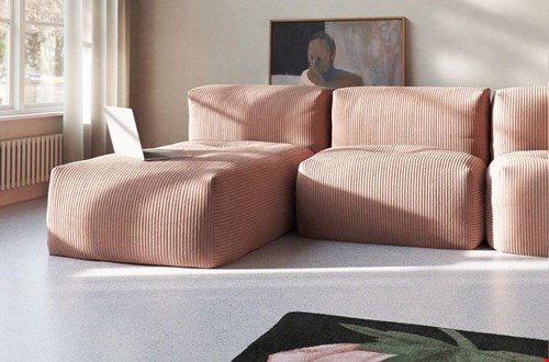 Soft Sofa in roze corduroy Soft Sofa in roze corduroy