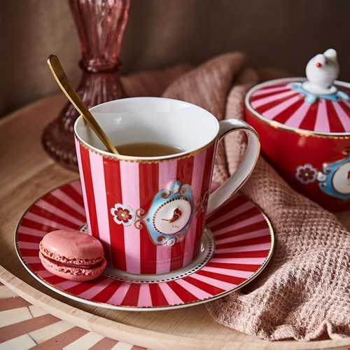 Mok Love Birds gestreept Mok Love Birds gestreept