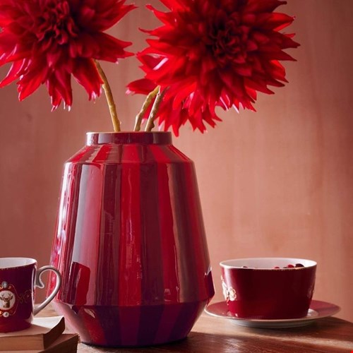 Vaas metaal strepen Vaas metaal strepen