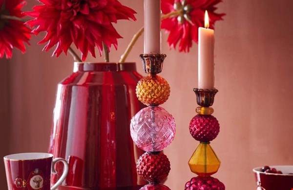 Kaarsenhouder glas Kaarsenhouder glas