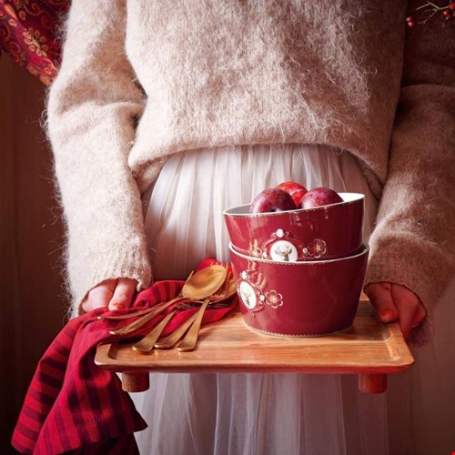 Woonaccessoires in warm rood