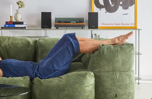 Soft Sofa Corduroy Green