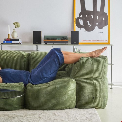 Soft Sofa Corduroy Green