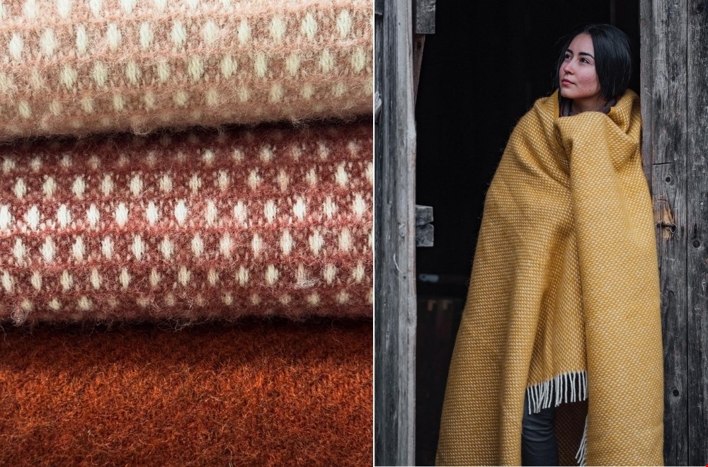 Nordic Nest heeft heel veel wollen dekentjes van klippan