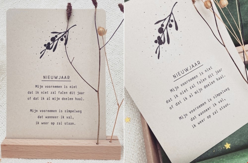 Inspirerende nieuwjaarswens van Hope & Joy