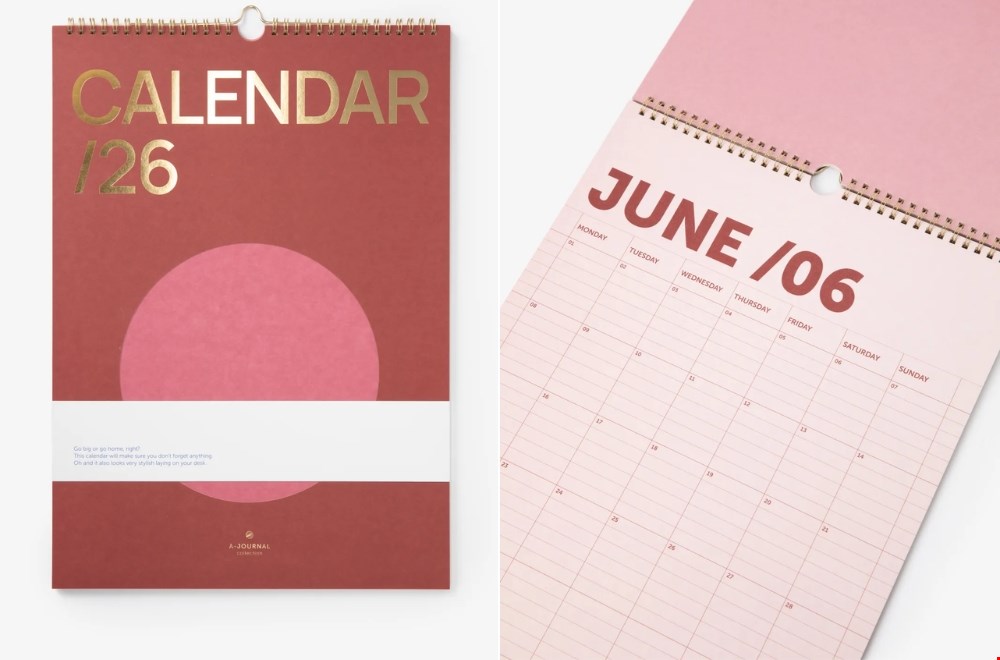 6. Kalenders en planners vind je bij A-Journal
