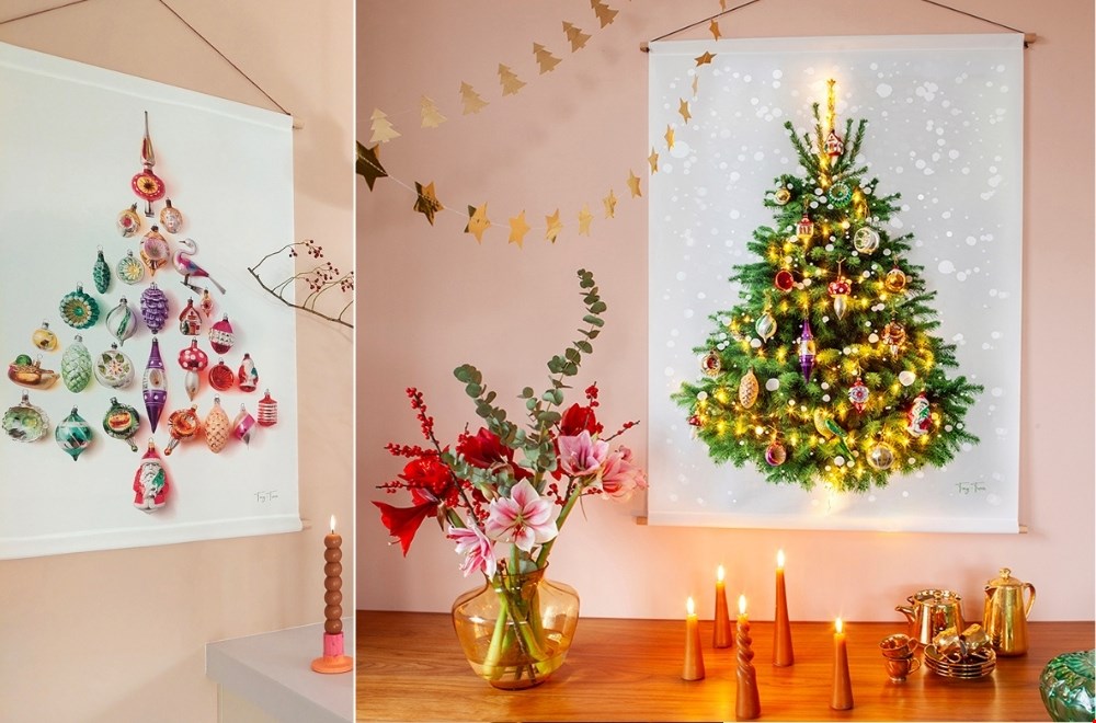 Kerstboom wandkleed van Tiny Trees