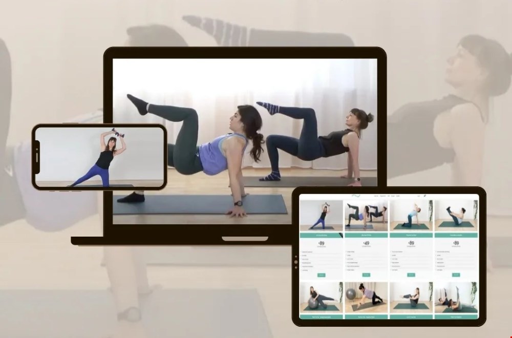 9. Geef een online pilates lesprogramma cadeau van Here We Move