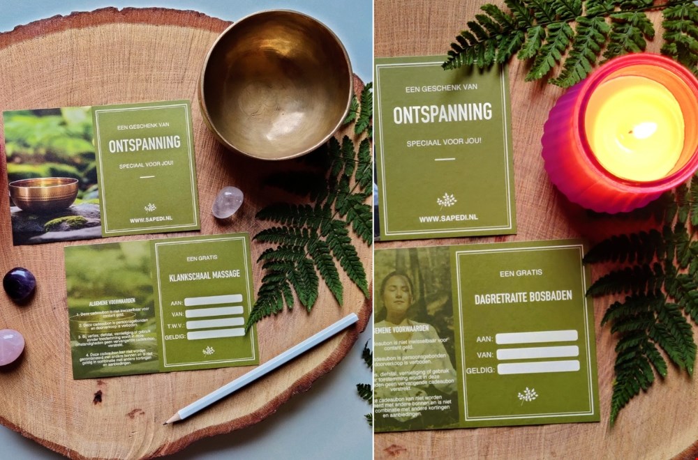 3. Geef een Sapedi waardebon cadeau!